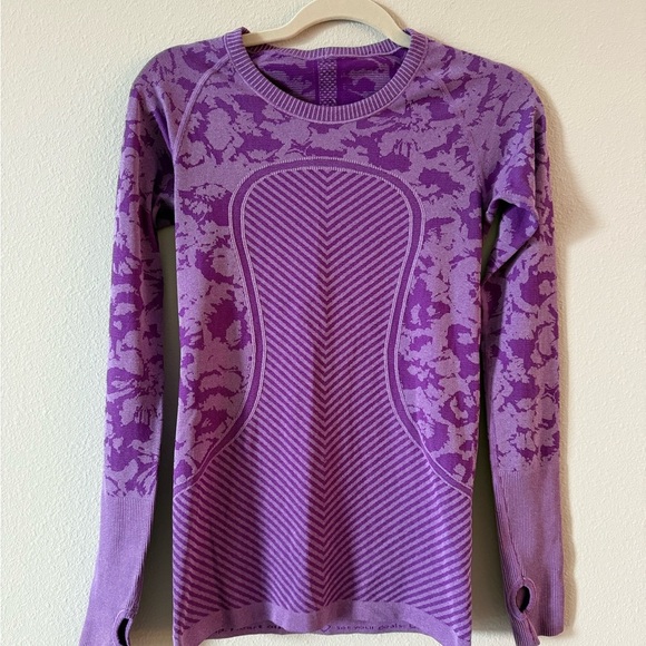 Lululemon Athletica Swiftly Tech Long Sleeve Crew Neck Shirt - Picture 1 of 6